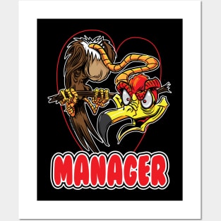 Manager Buzzard Posters and Art